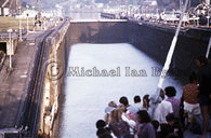 Australis entering the second lock